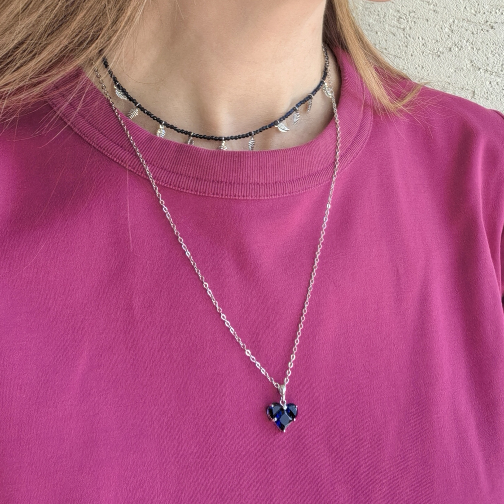 Колье цепочка с подвеской