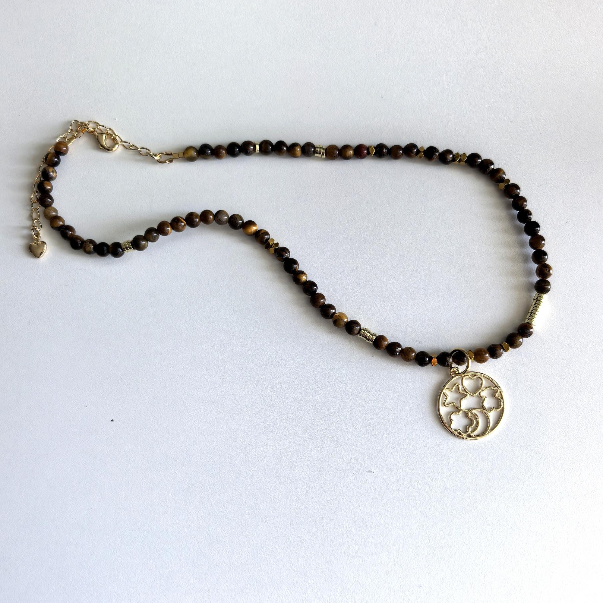 Коричневый чокер