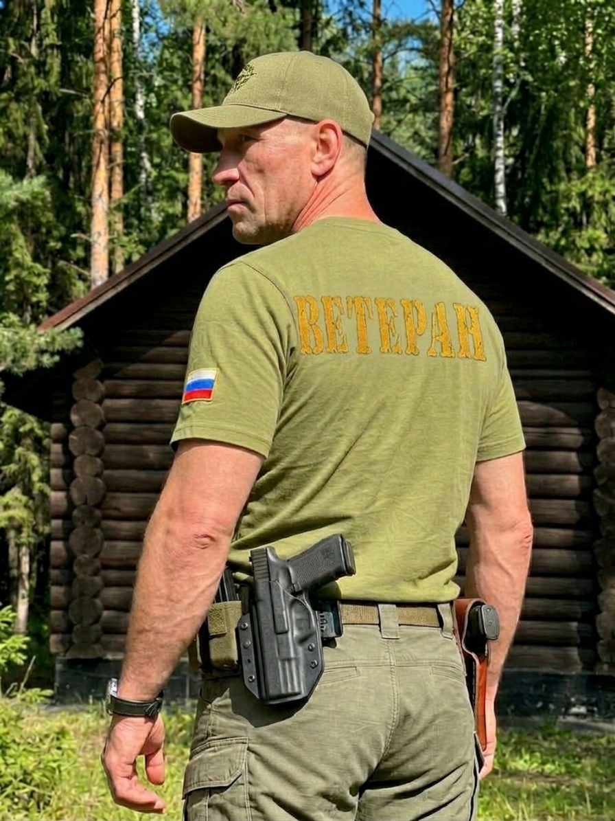 Тактическая футболка «Ветеран Цвет олива