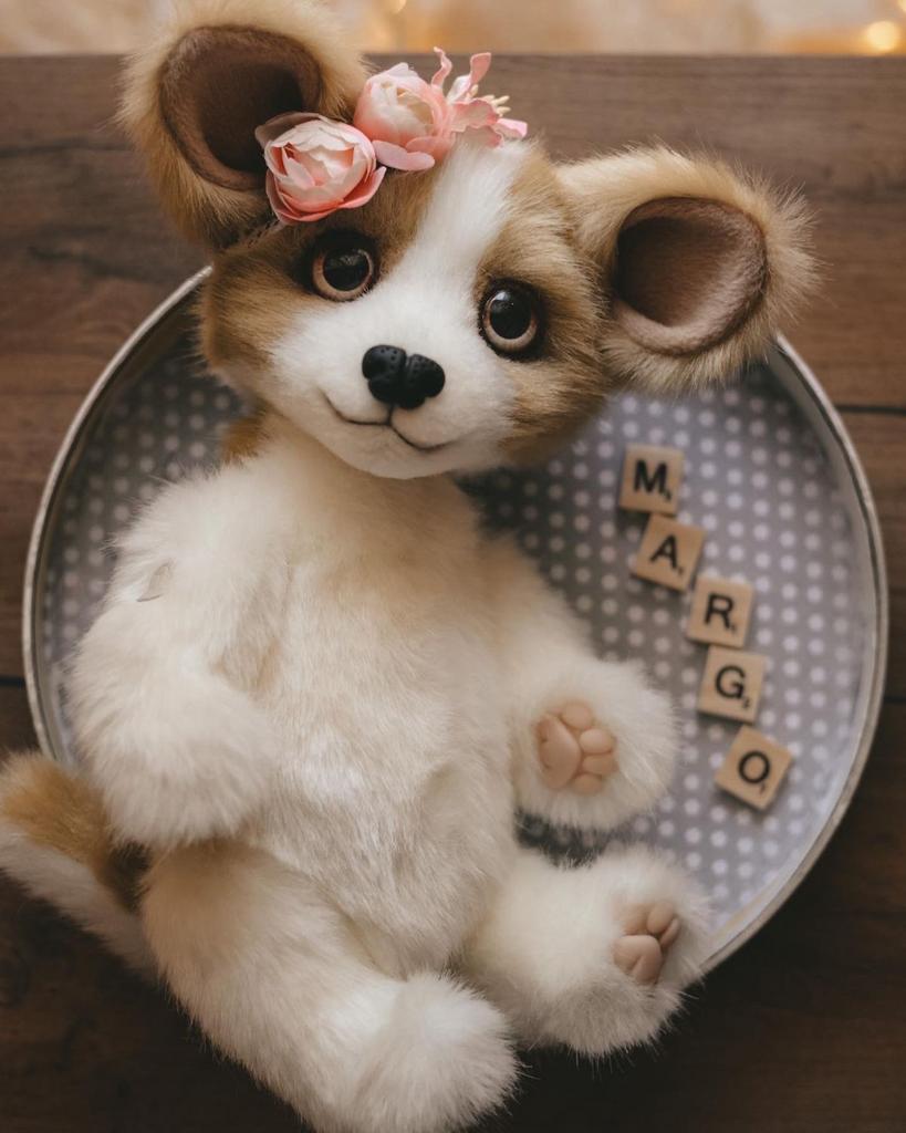 Игрушка ручной работы "Корги"