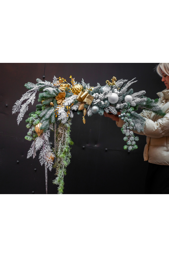 Композиция "Снежное кружево"