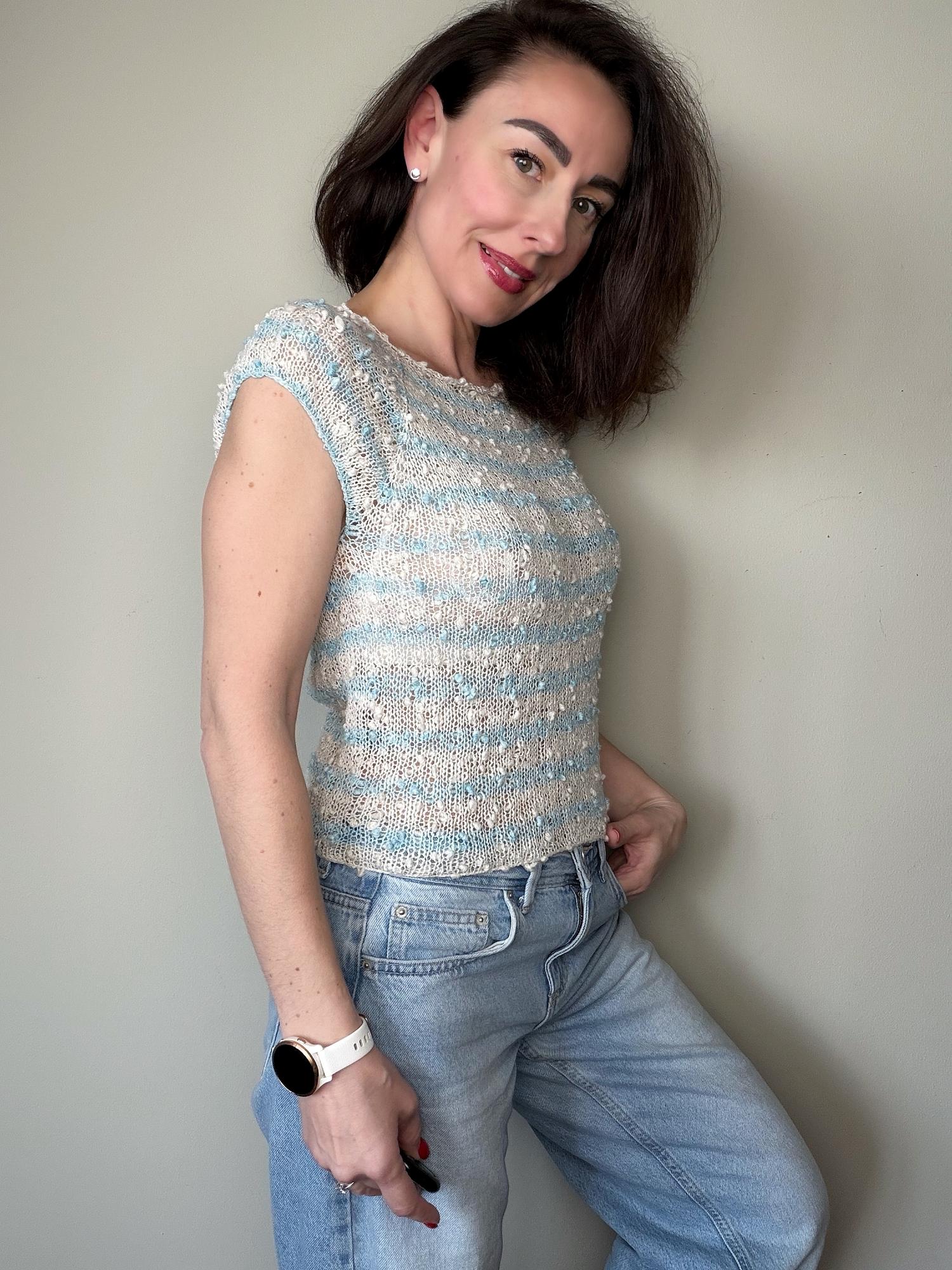 Short MK Zebra Top