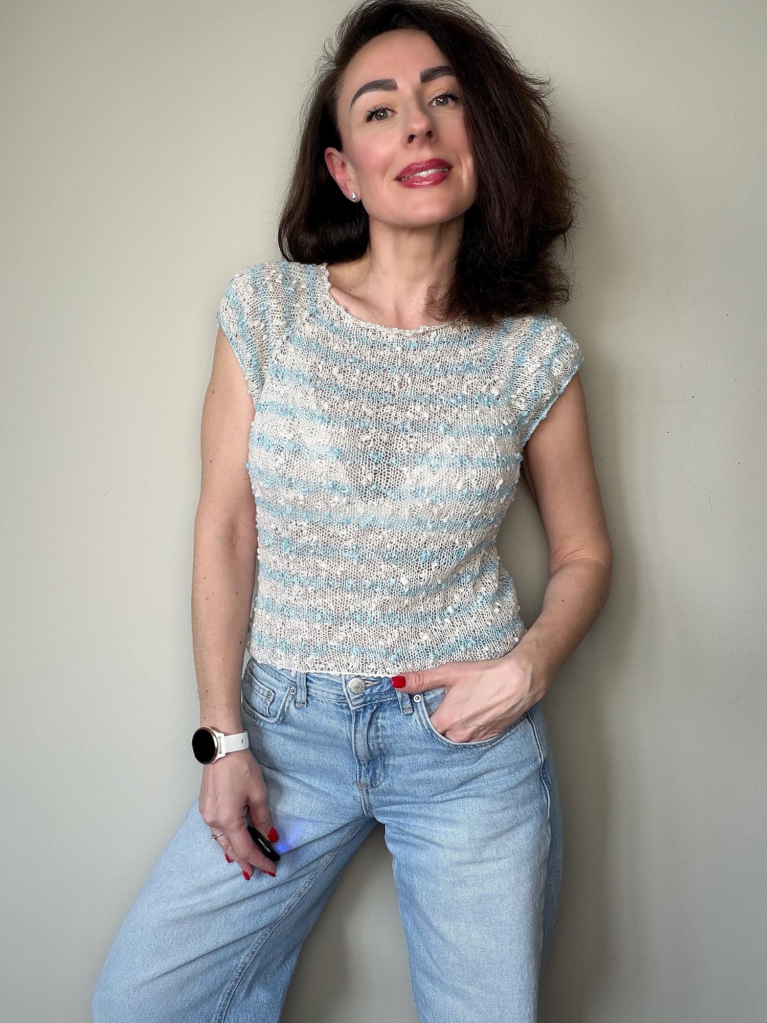 Short MK Zebra Top