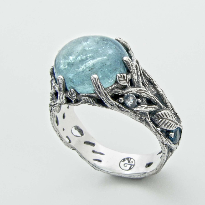 Tauriel - aquamarine ring
