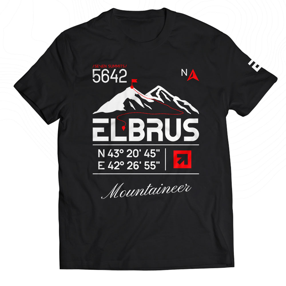 Футболка «Эльбрус 5642 Seven Summits»