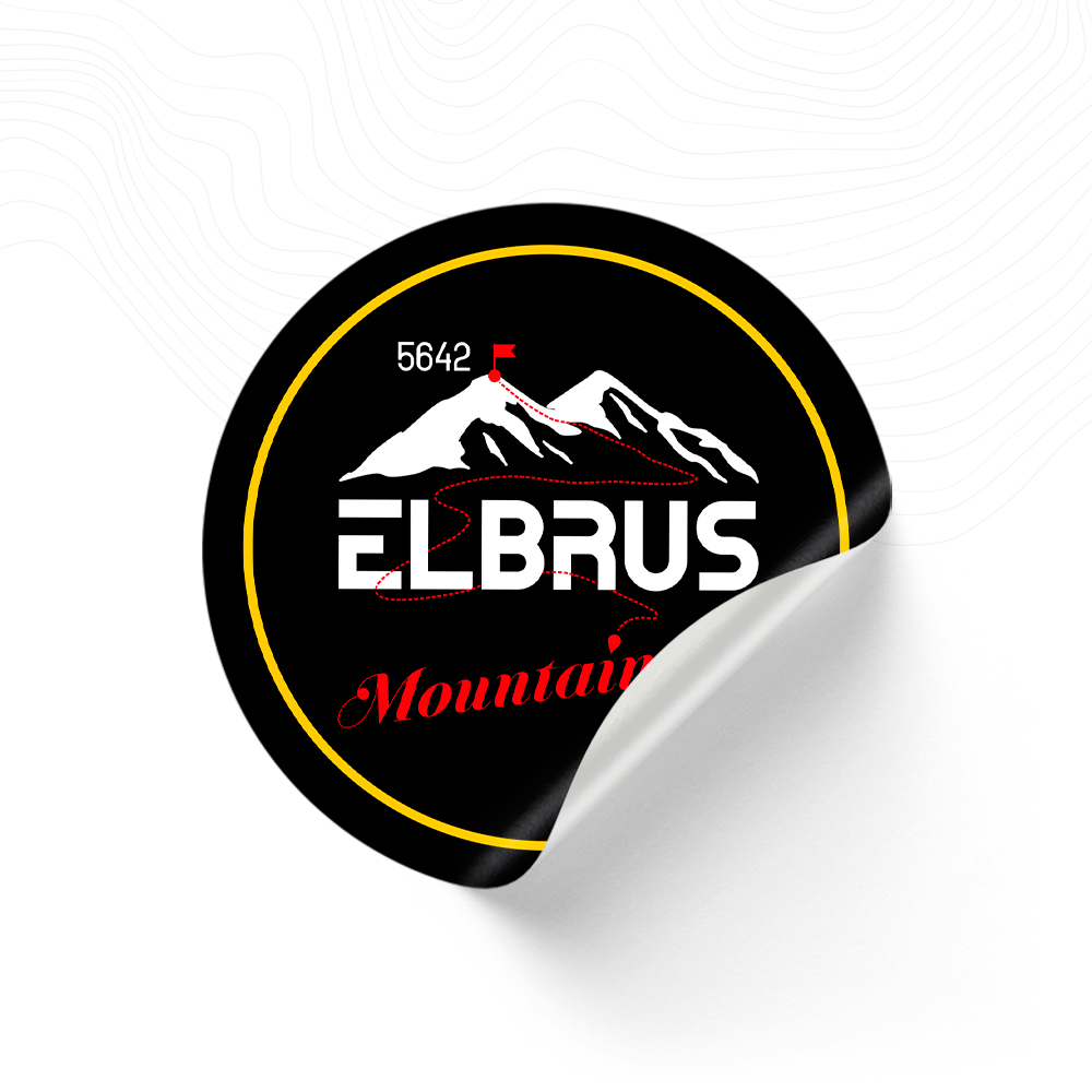 Наклейка «Elbrus. Mountaineer»