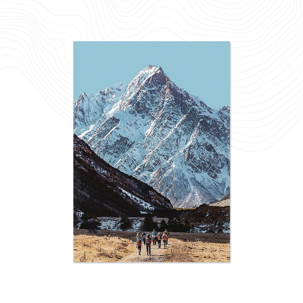 Открытка «Гора Тихтенген (4611м)»