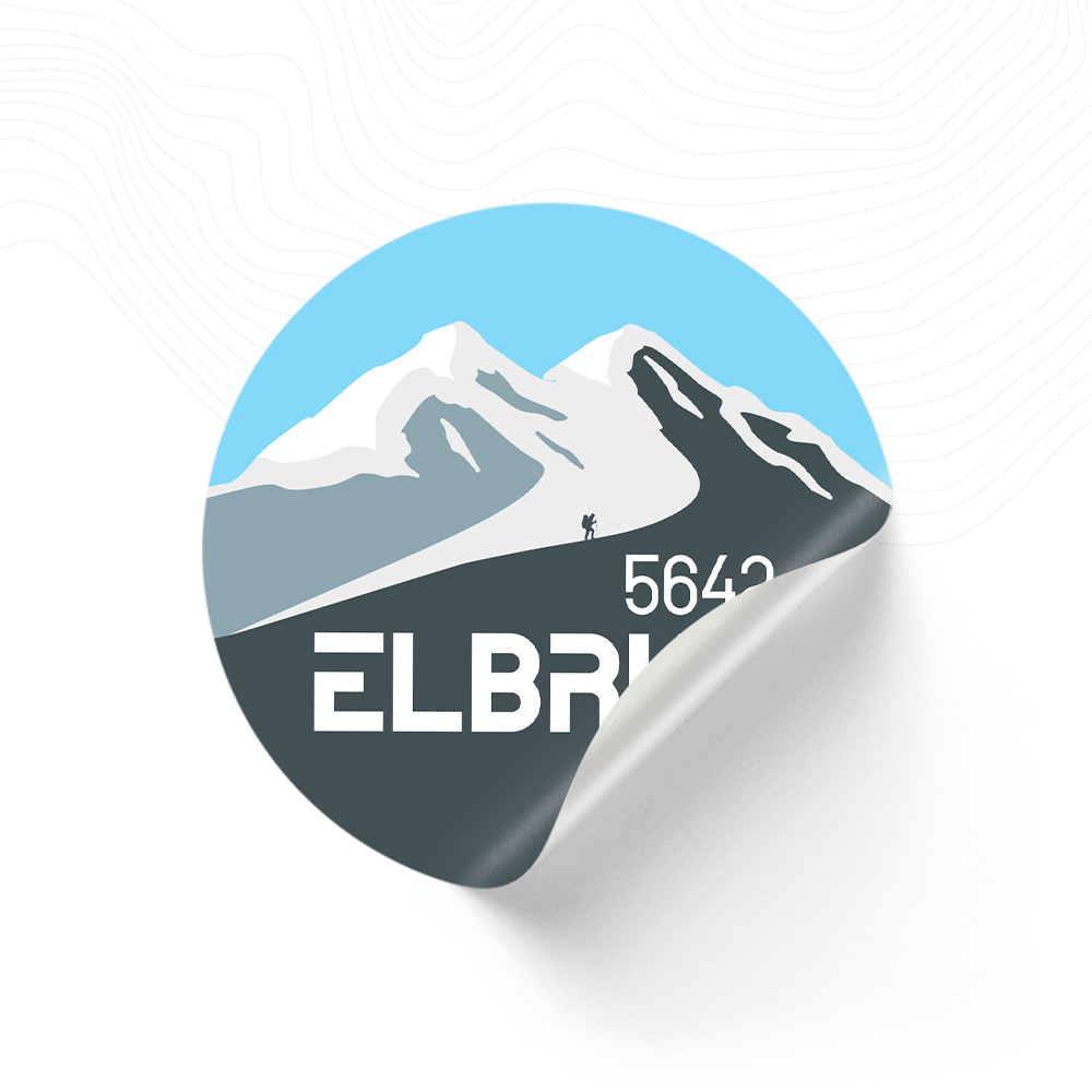 Наклейка «На Эльбрус»