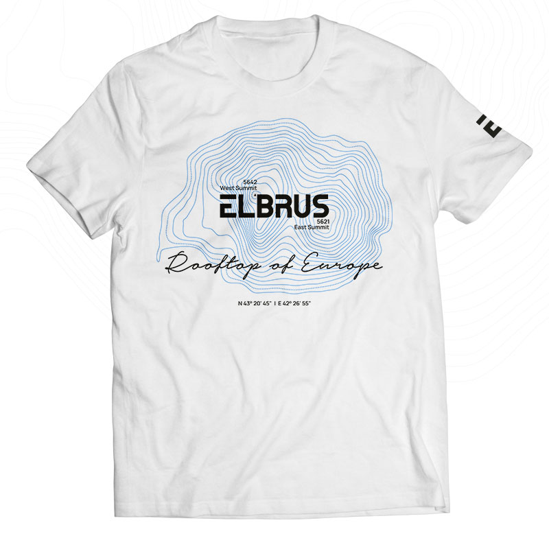 Футболка «Elbrus rooftop of Europe»