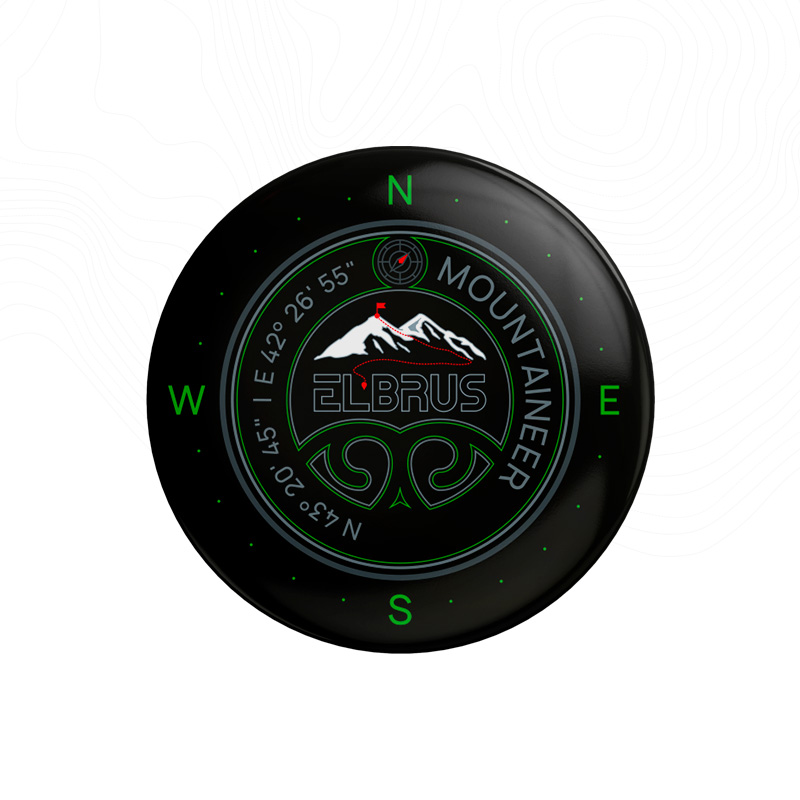 3D-наклейка «Компас»