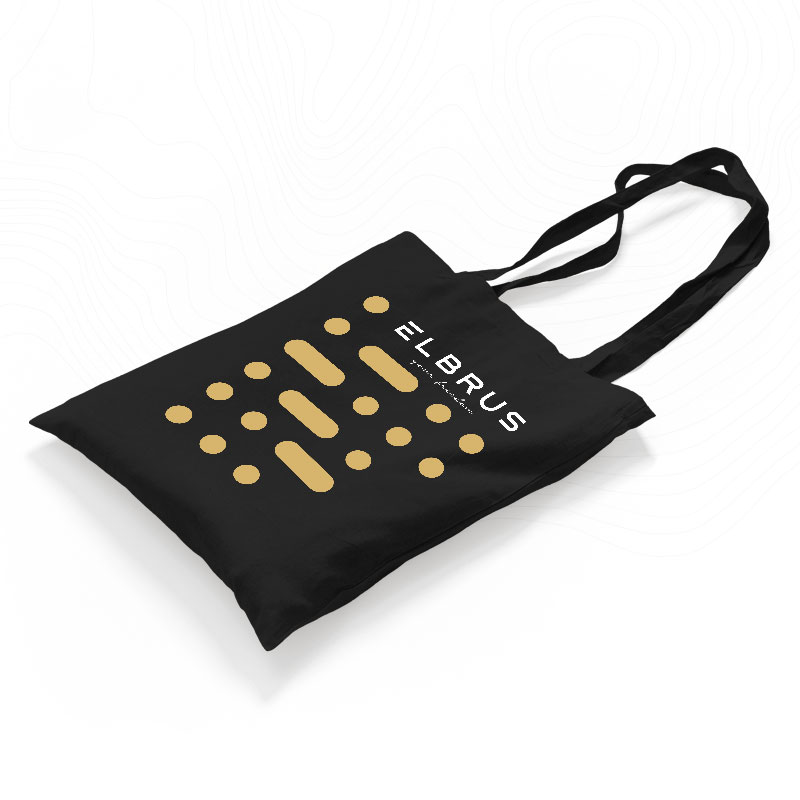 Сумка-шоппер «Elbrus your freedom» (чёрная)