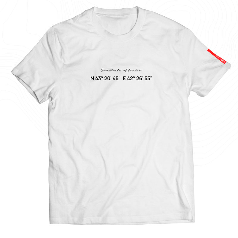 Футболка «Coordinates of freedom»