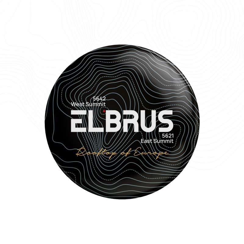 3D-наклейка «Elbrus. Rooftop of Europe»