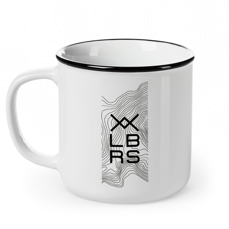 Кружка белая, средняя «Эльбрус»