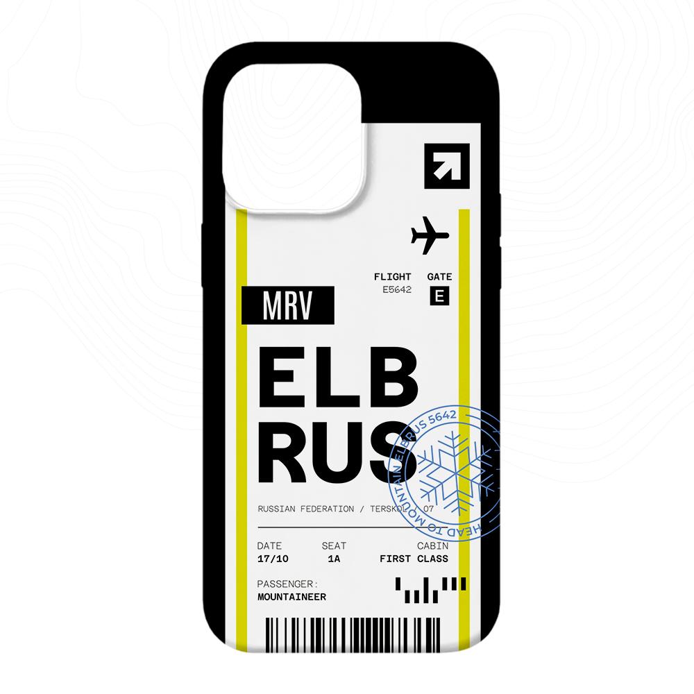 Чехол «Elbrus flight ticket»