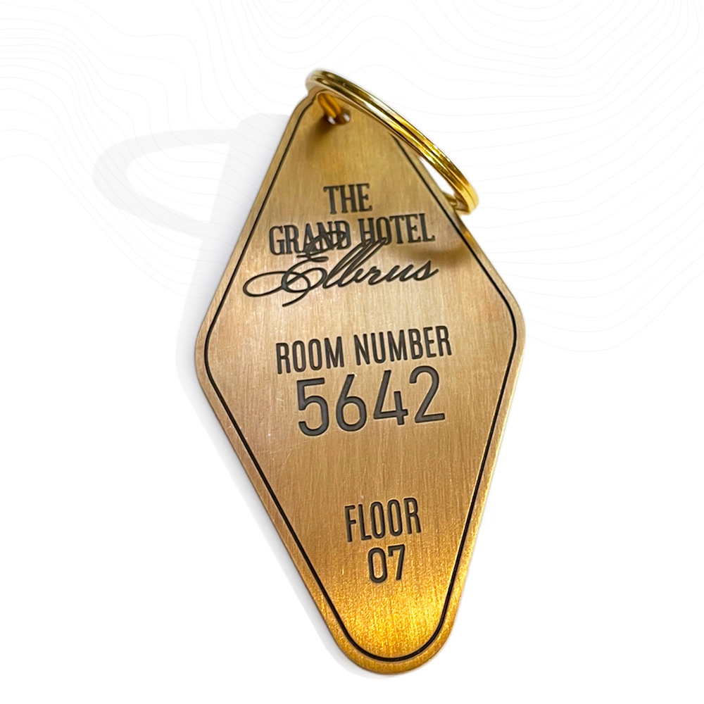 Брелок из латуни «The Grand Hotel Elbrus»