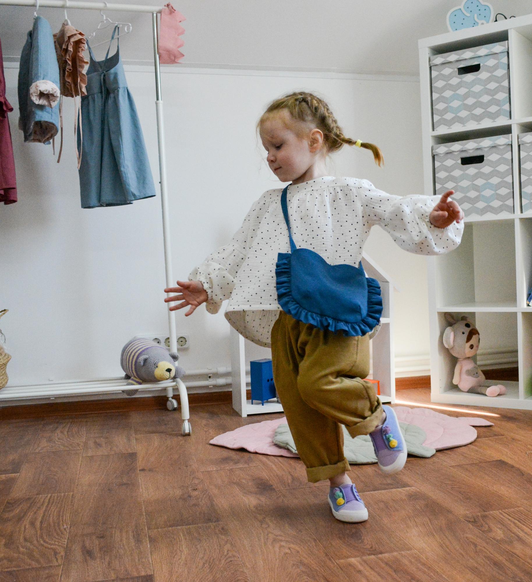 Сумка с оборками