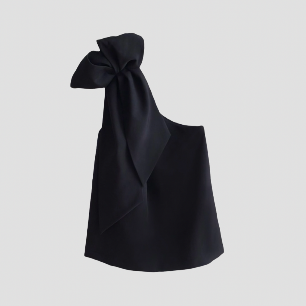 Топ с бантом на одно плечо 'Renée'