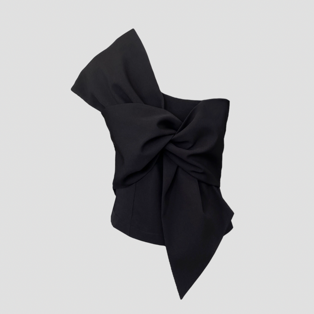 Топ с бантом на груди 'Swan'