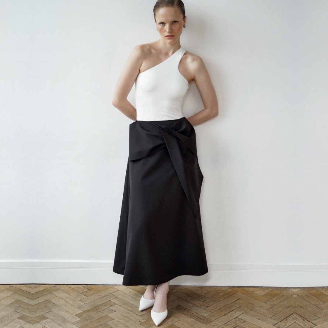 Юбка миди с бантом 'Accent'