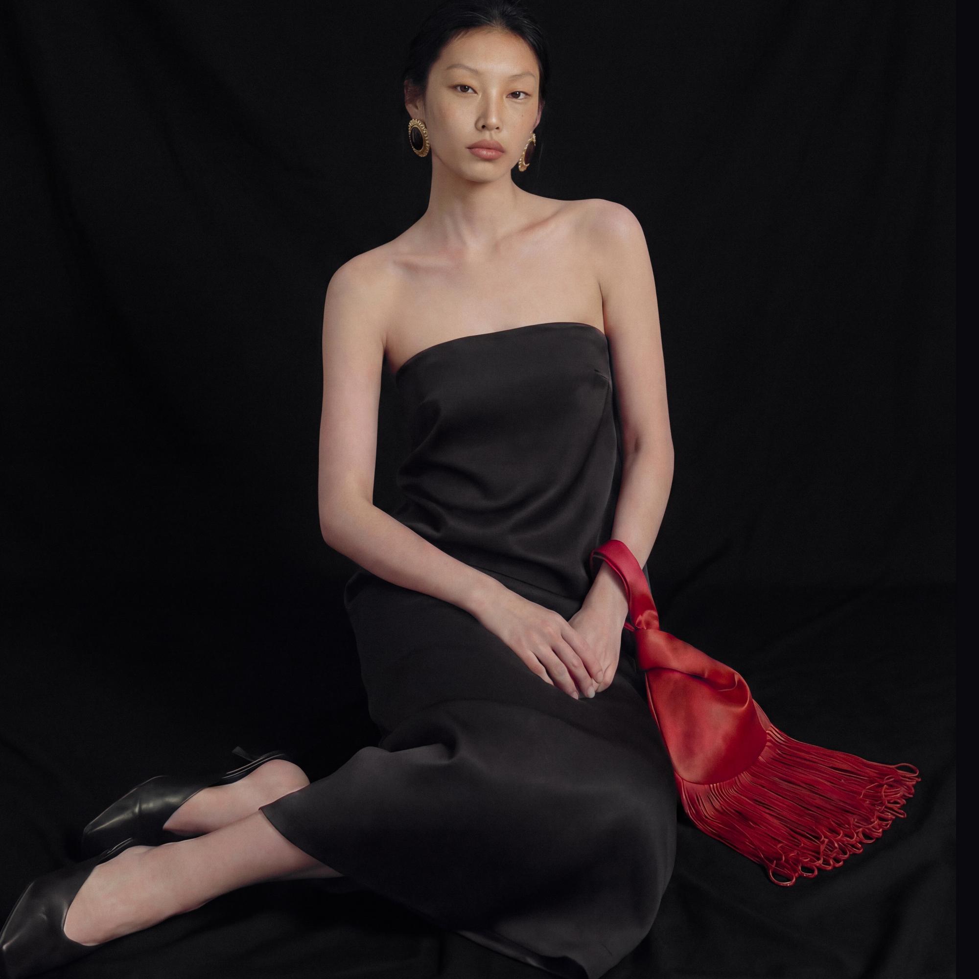 Сумочка-узелок с бахромой 'Patchouli'