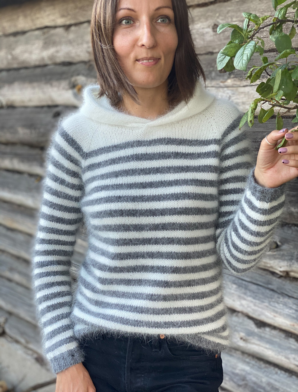 Базовый худи в полоску