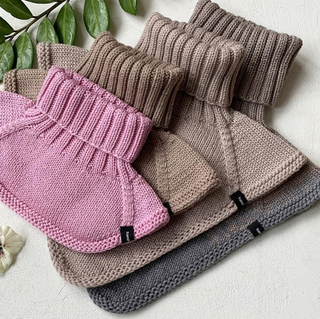 Манишка + Шапка "Berry" + детские варежки