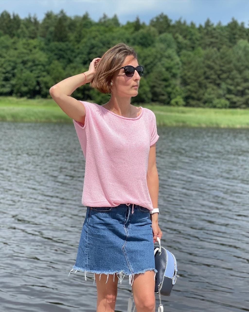 Комбо футболка + пуловер