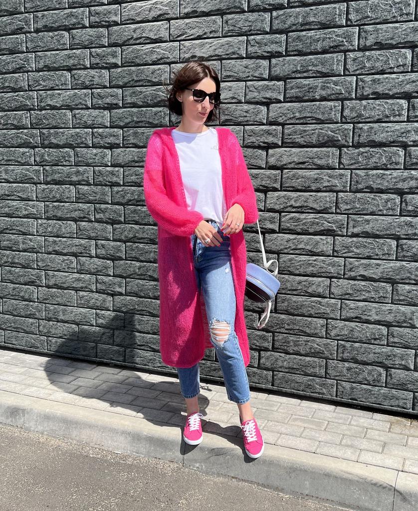 Мохеровый кардиган с капюшоном Summertime