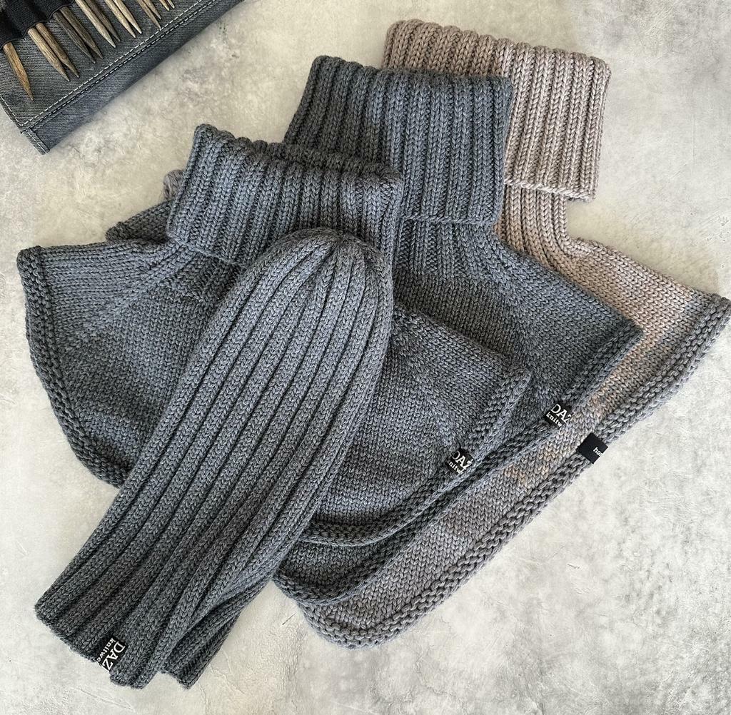 Комбо Манишка+шапка тыковка