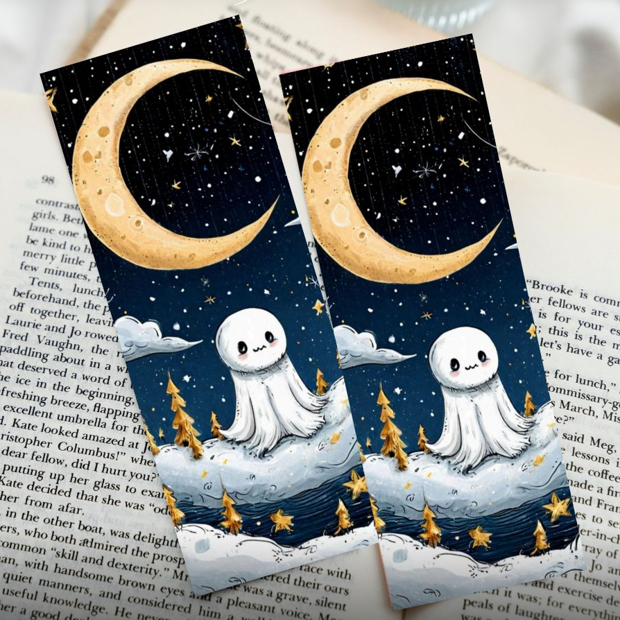 Закладка для книг с Малышом Призраком