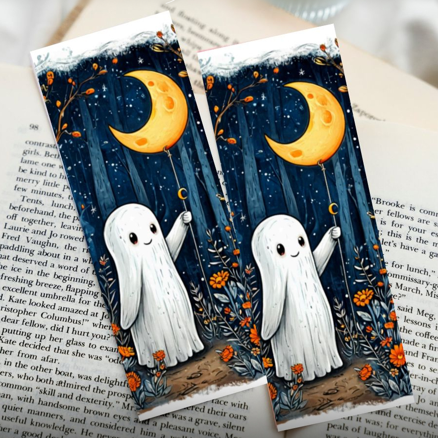 Закладка для книг с Малышом Призраком