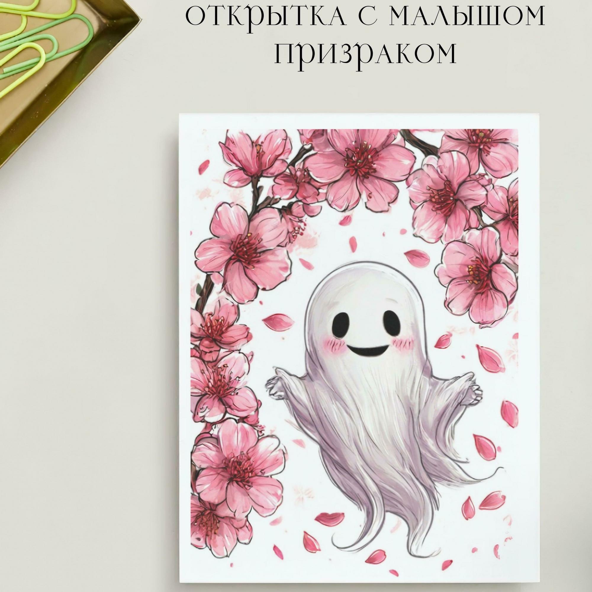 Открытка с Малышом Призраком