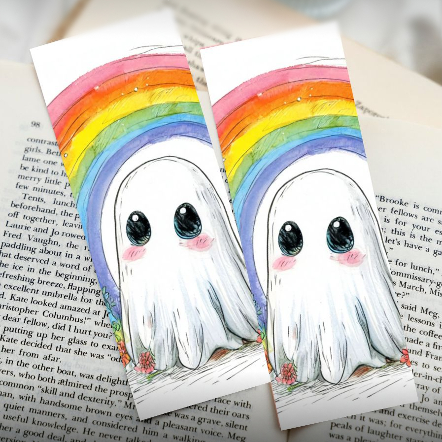 Закладка для книг с Малышом Призраком