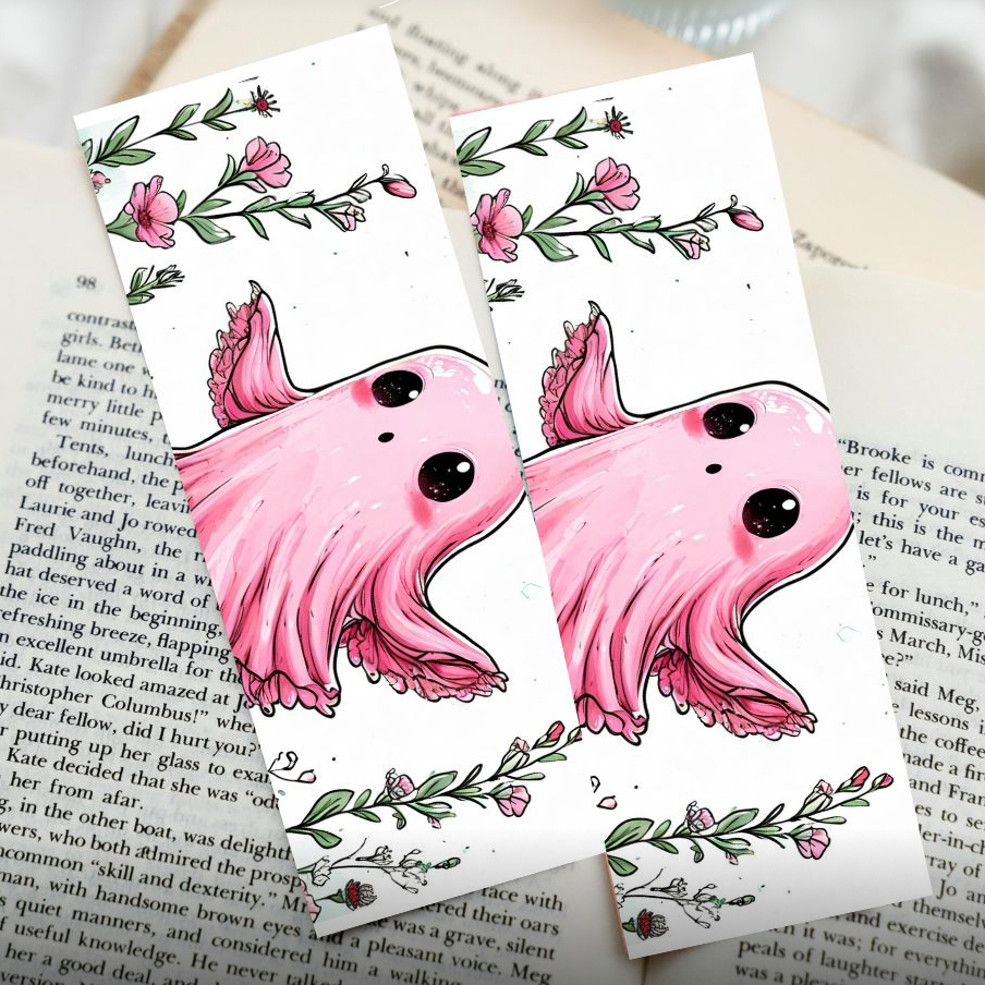 Закладка для книг с Малышом Призраком