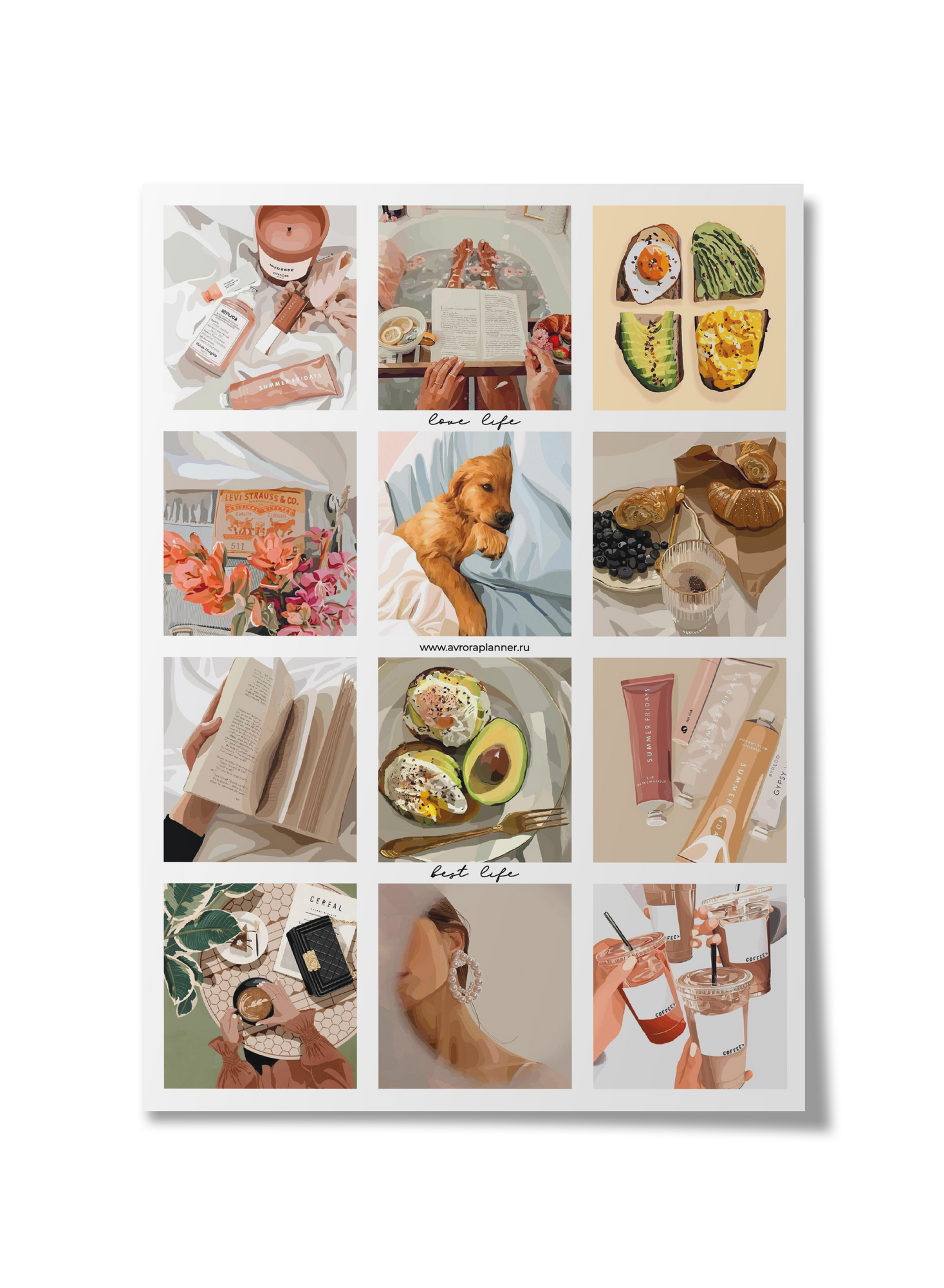 Стикерпак LOVE LIFE