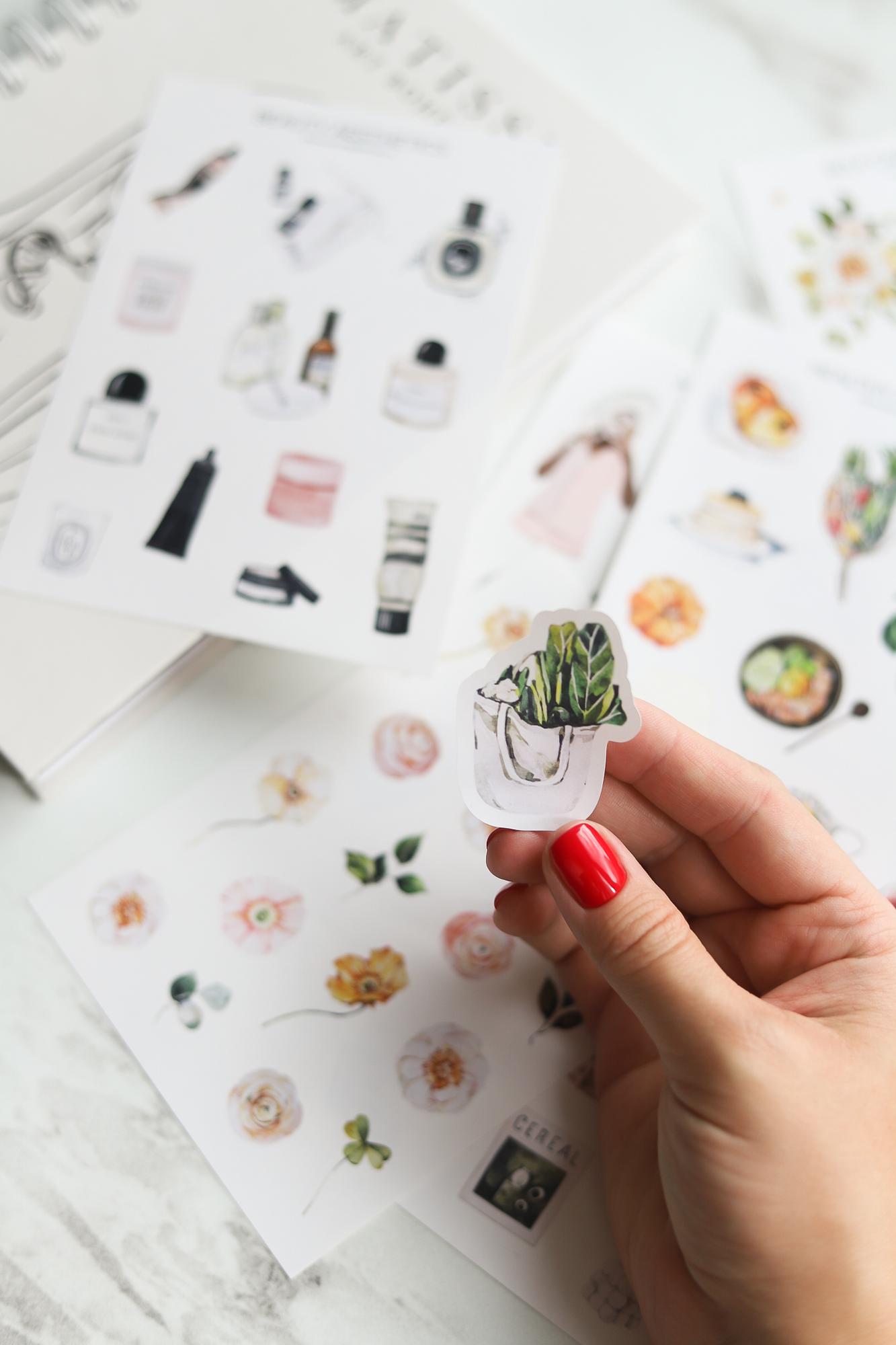 Набор стикерпаков 6 шт SELF CARE AESTHETIC