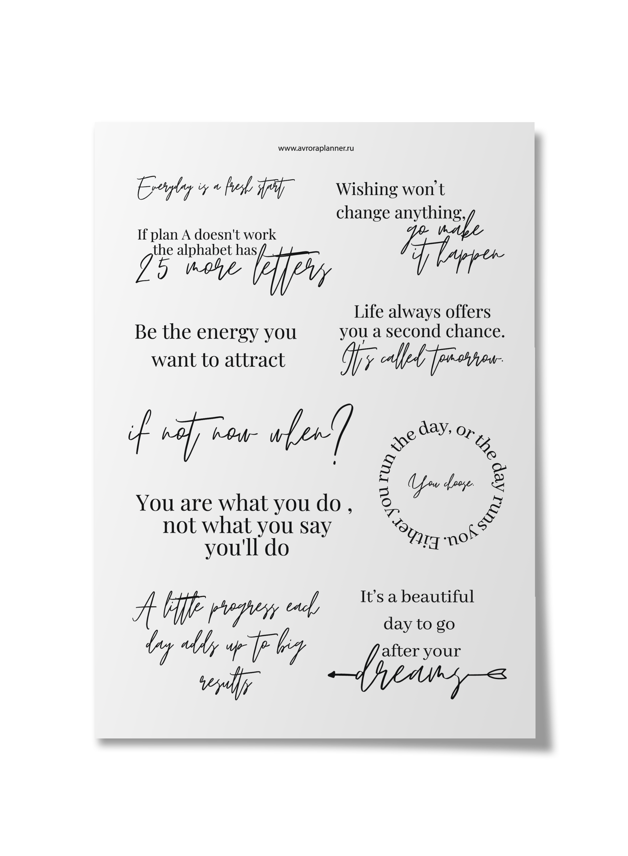 Наклейки на прозрачной inscriptions02