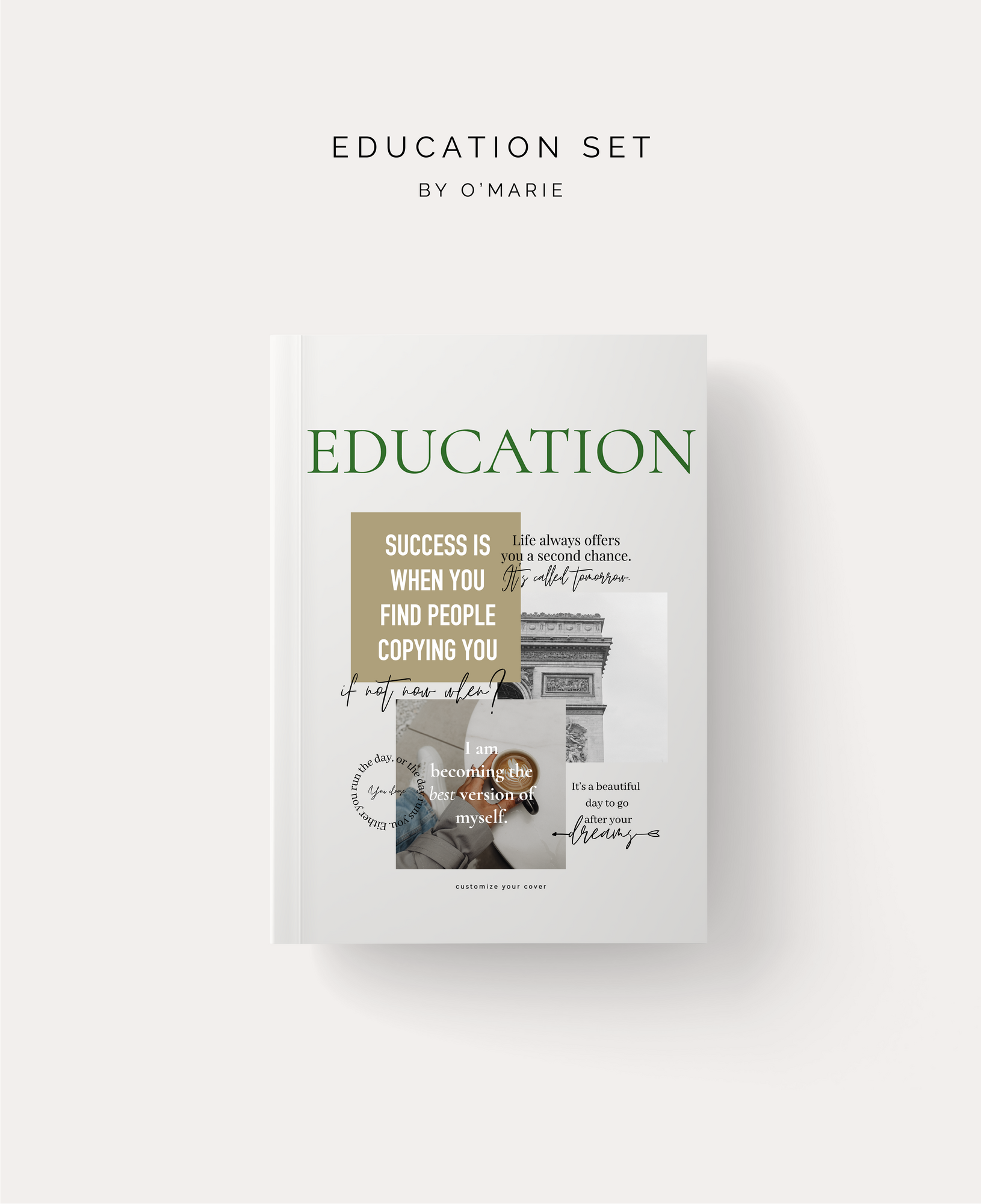 Планнер для записей в мягком переплете EDUCATION SET + 2 стикерпака внутри.