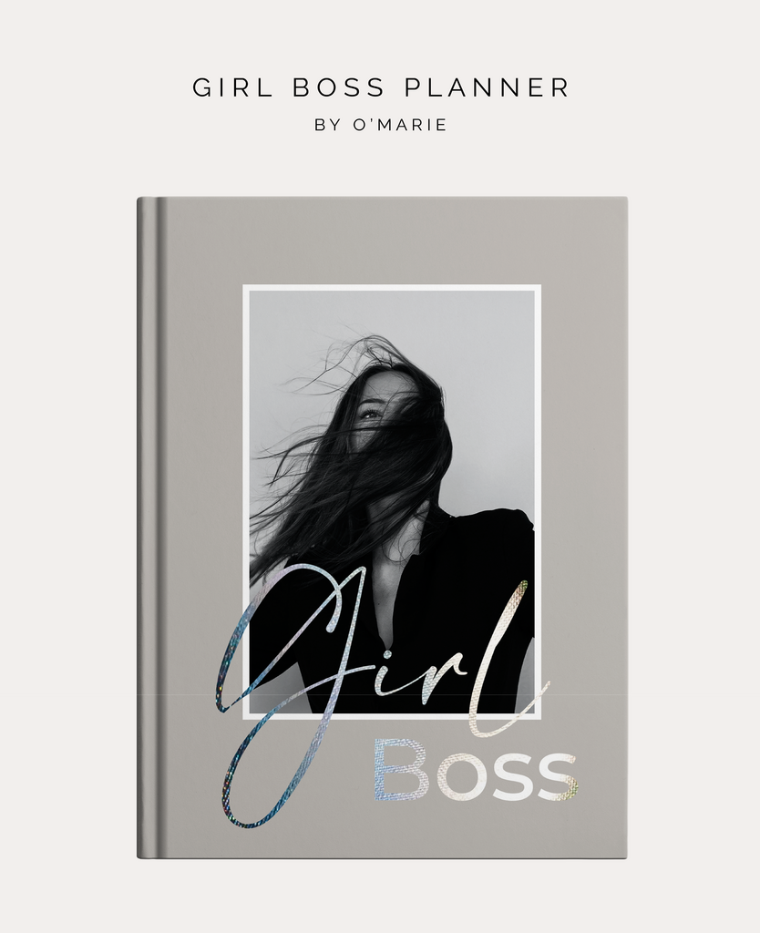Ежедневник недатированный на год в твердом переплете Girl Boss