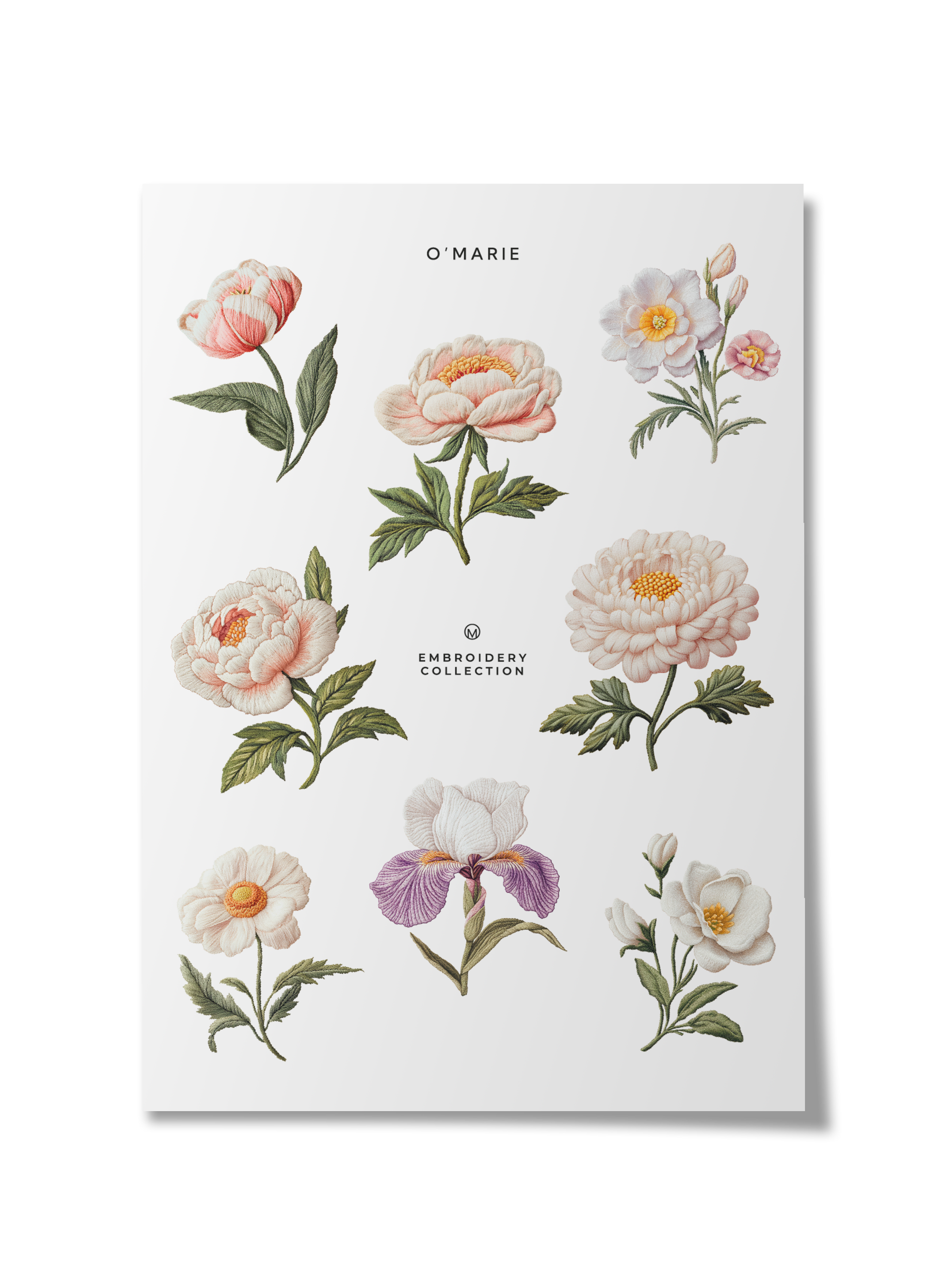 3D Стикерпак из серии "Вышивка"