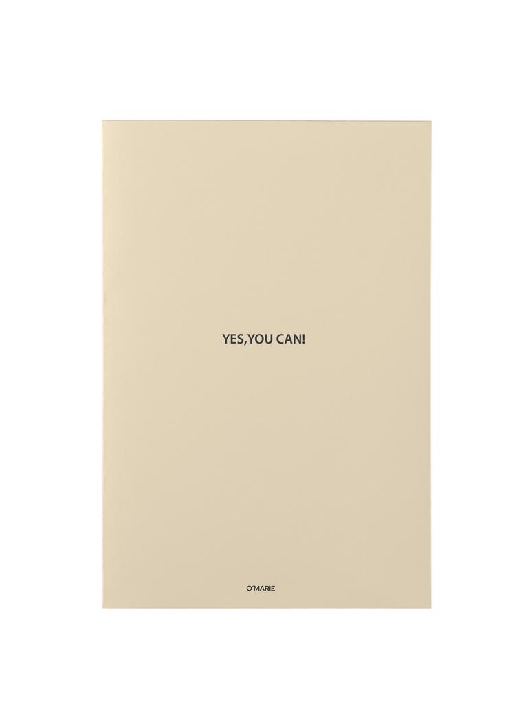 Блокнот в точку А5 Yes, You can с дополнительной матовой обложкой