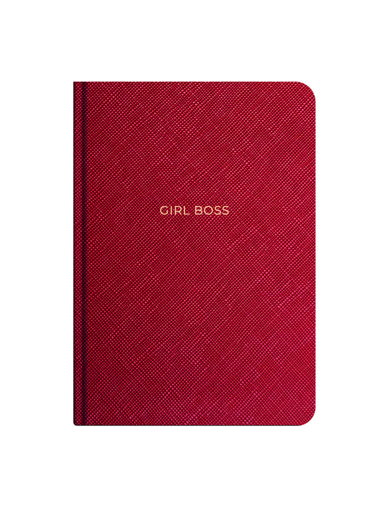 Ежедневник недатированный А5 GIRL BOSS Safiano Wine