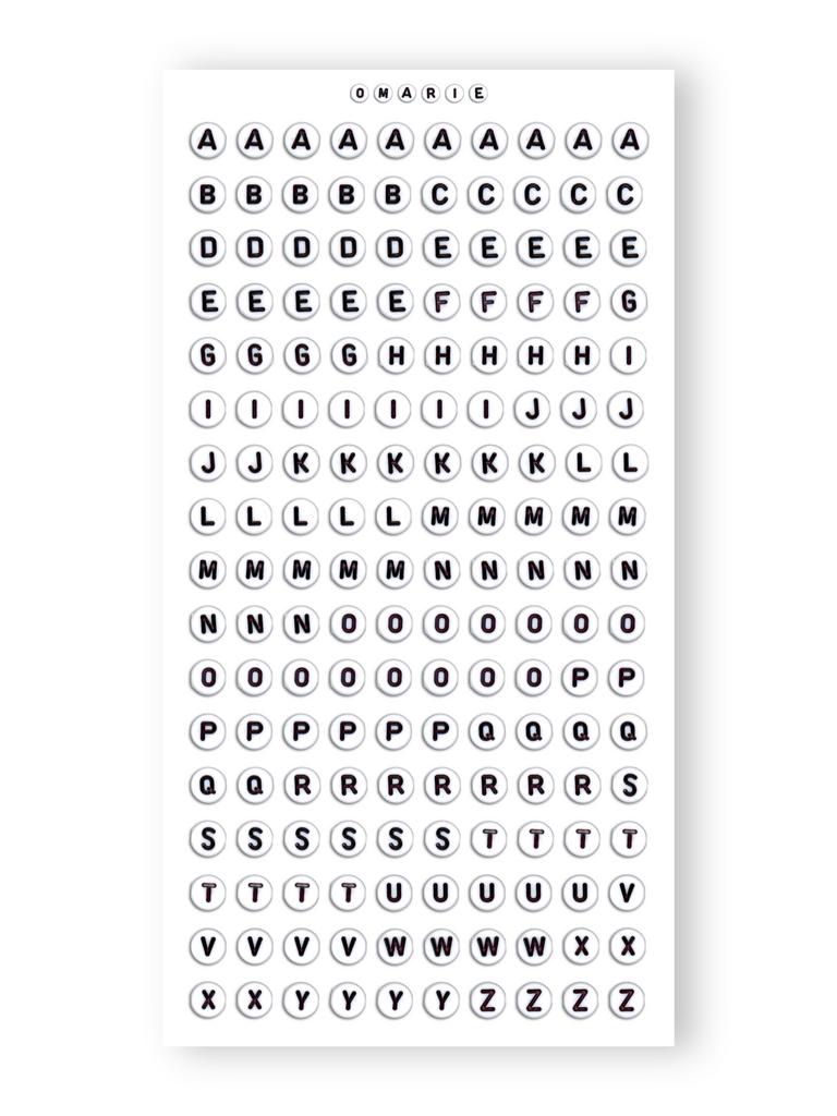 Cтикерпак UV/DTF "Alphabet"