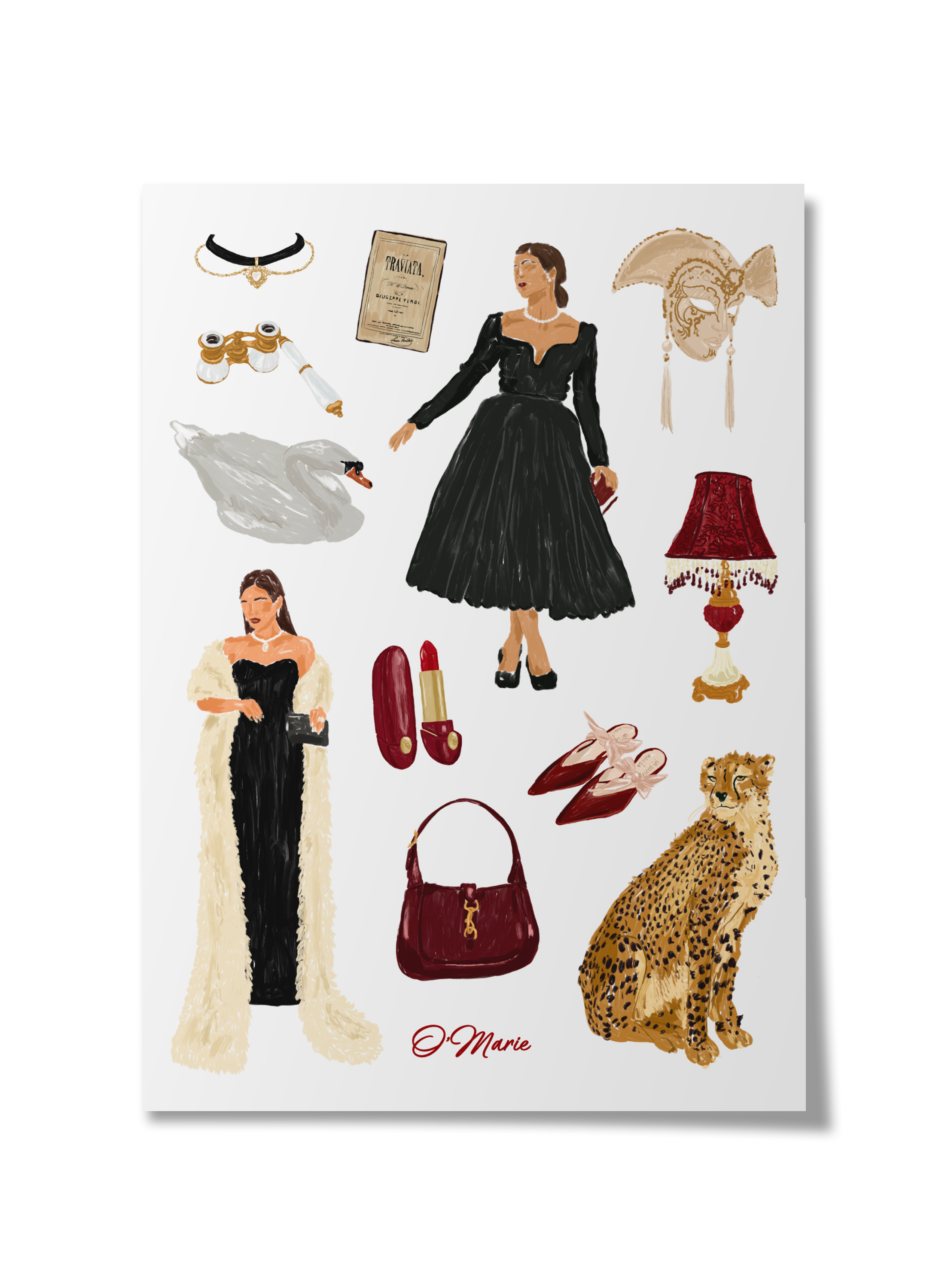 Cтикерпак на прозрачной основе Delightful  Vol.2  A6