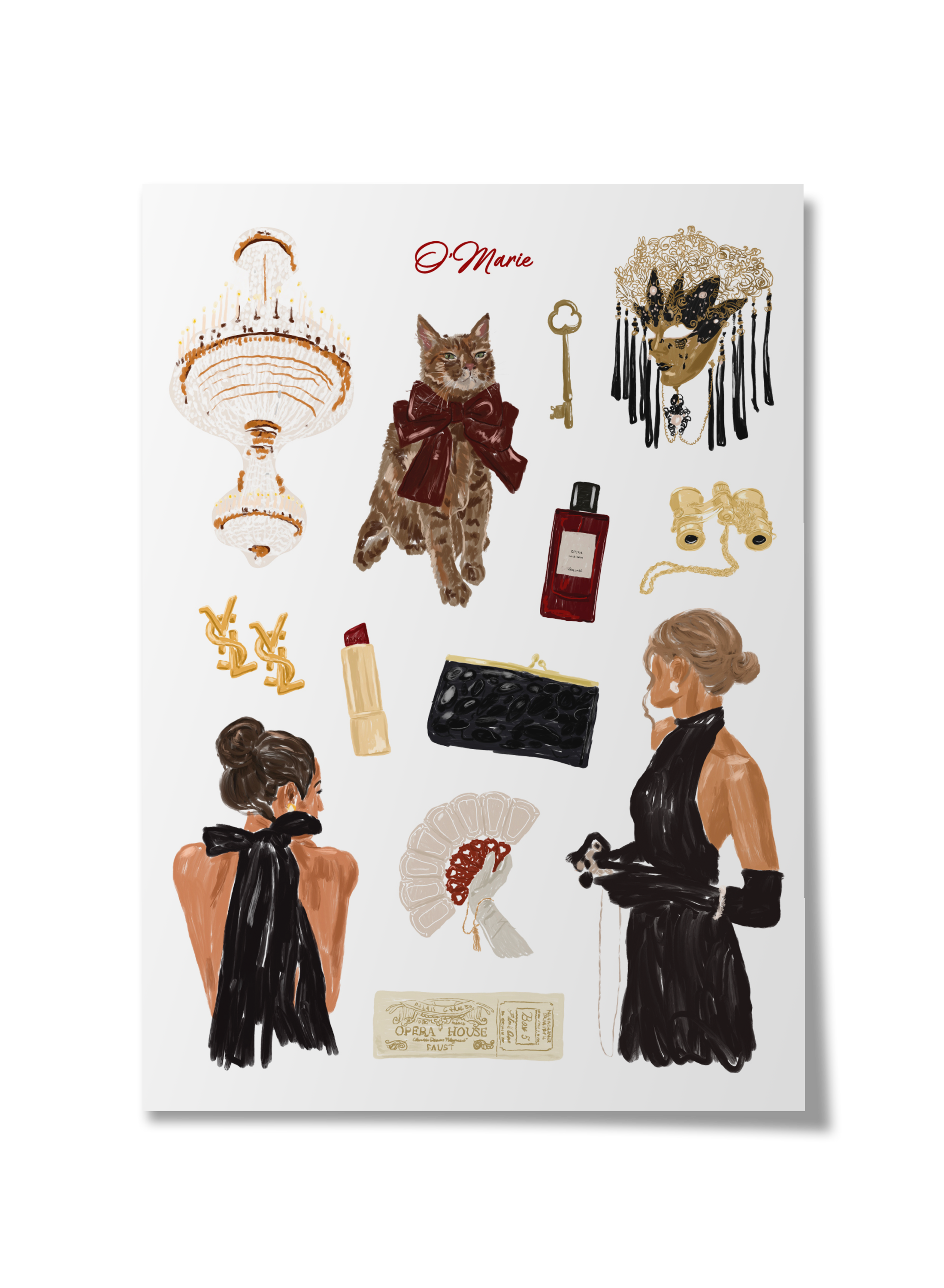 Cтикерпак на прозрачной основе Delightful  Vol.3  A6