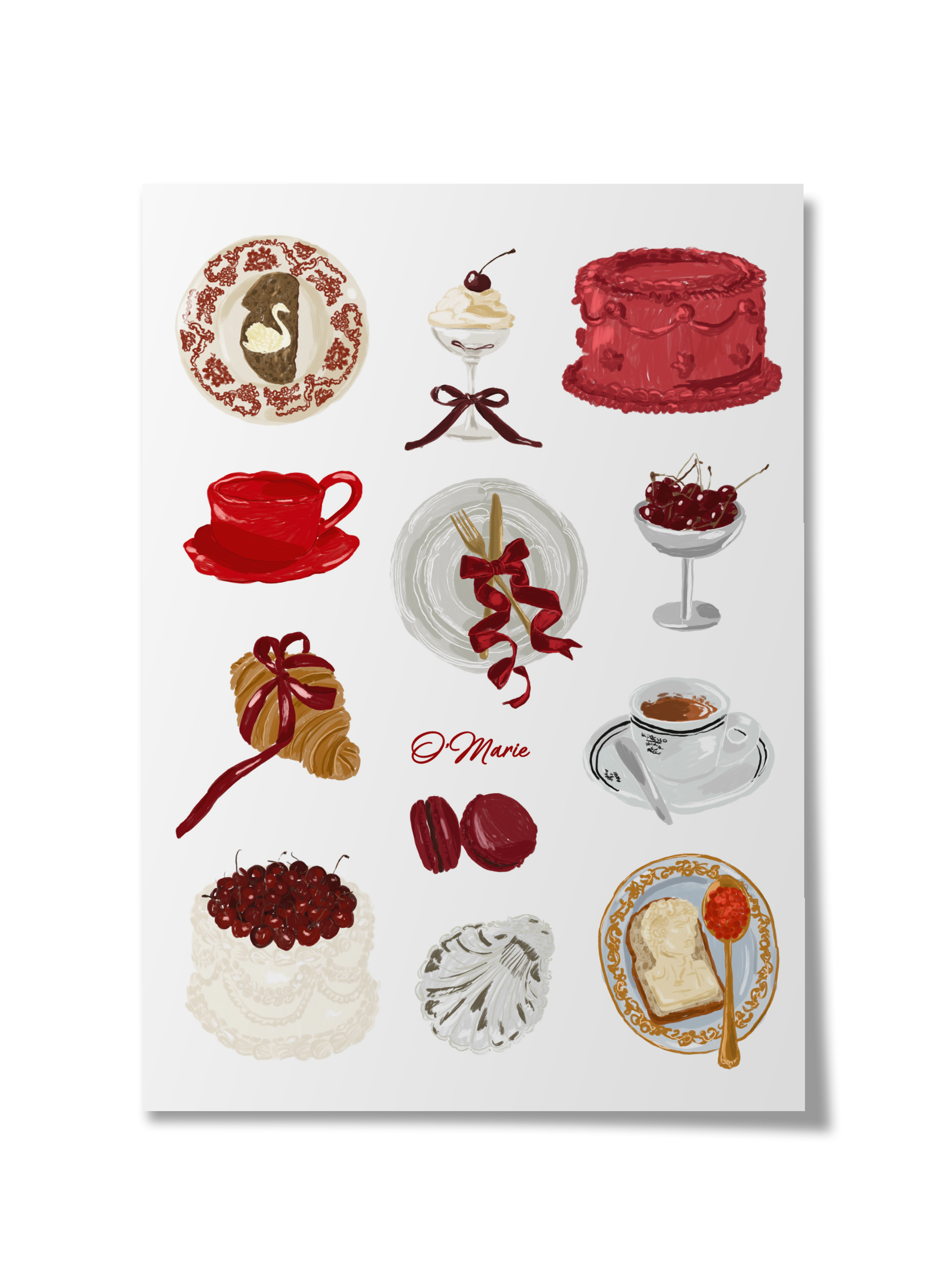 Cтикерпак на прозрачной основе Delightful  Vol.4  A6