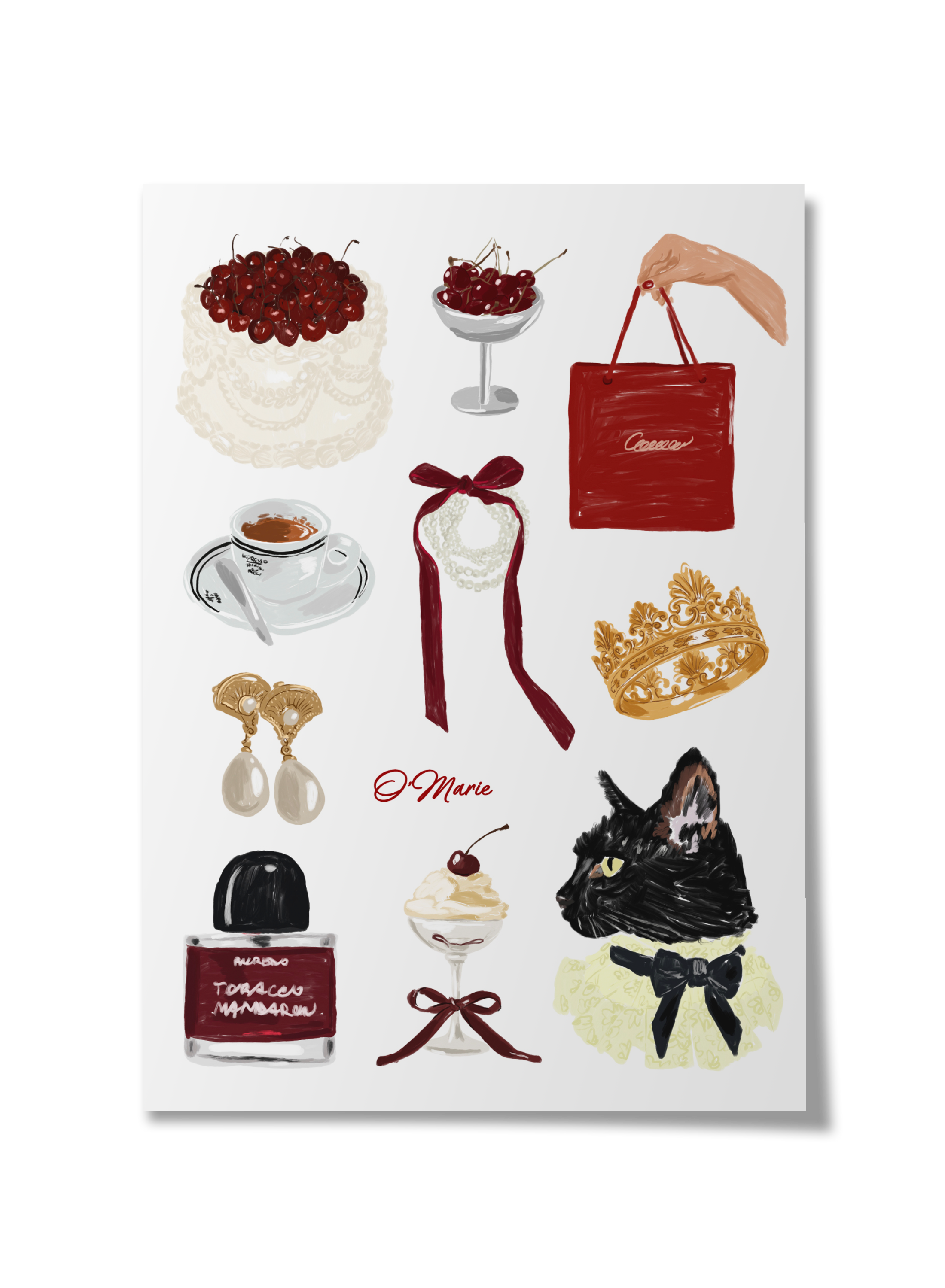 Cтикерпак на прозрачной основе Delightful  Vol.5  A6