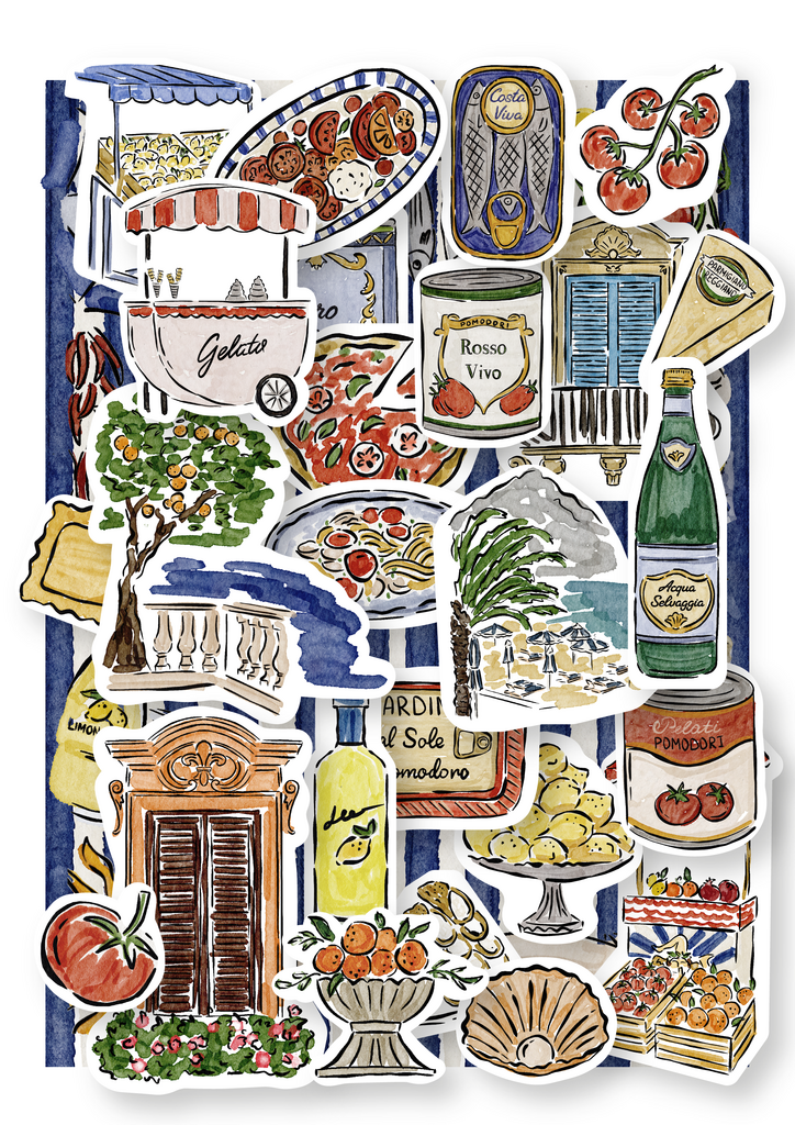 Набор стикеров Italy Mega Pack 25 шт