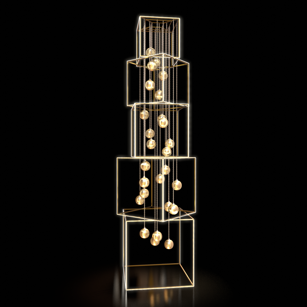 Инсталляция из кубов